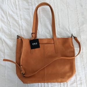 ABLE Alem Utility Bag (Tote) in Cognac